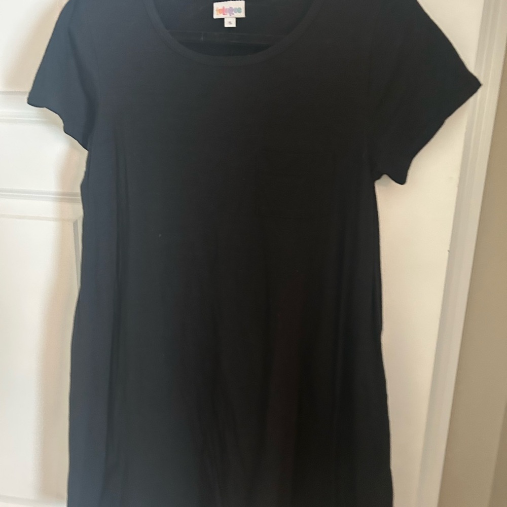 LuBlack Short Sleeve Carly midi dress SM
